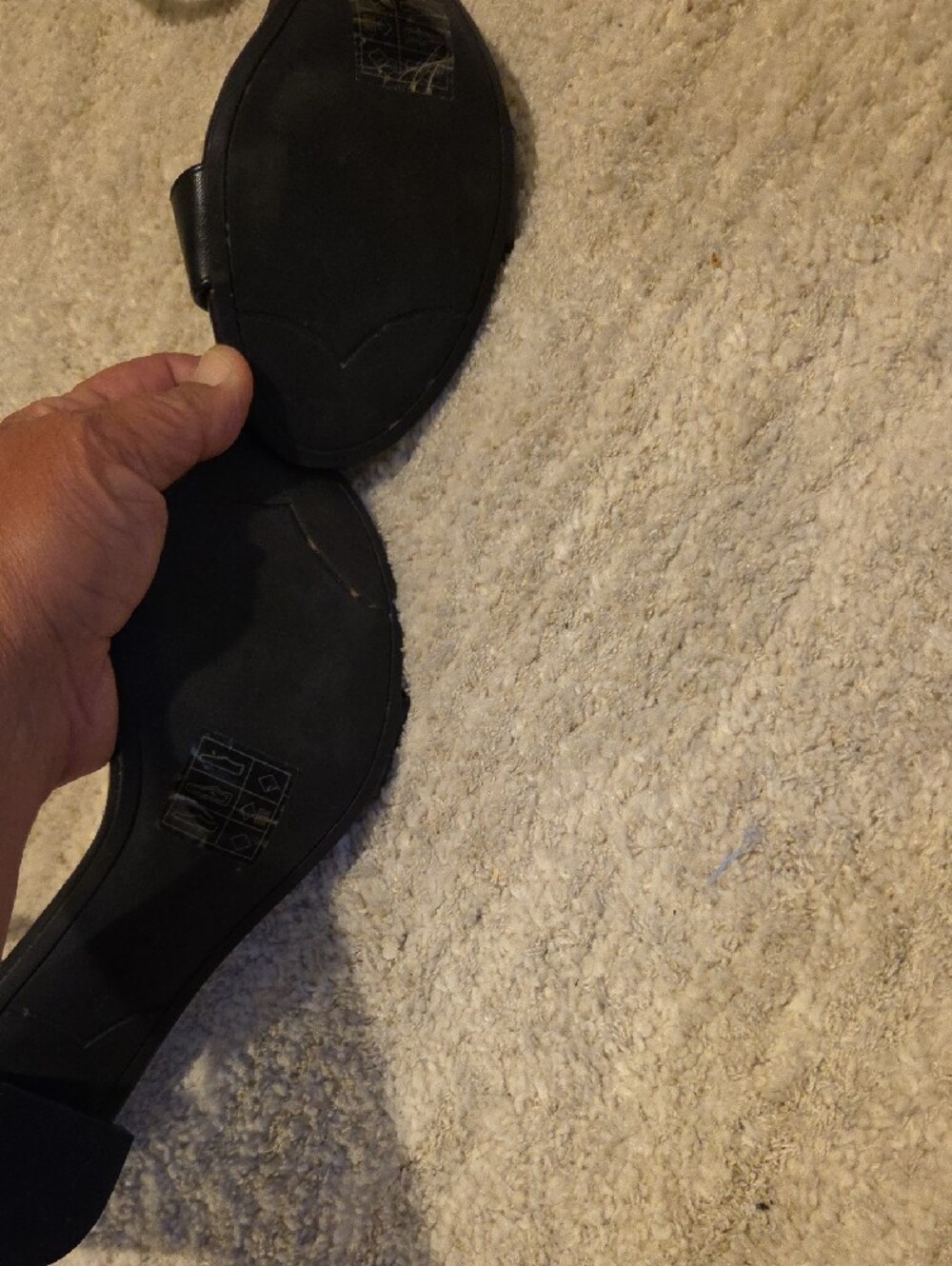Kelly & Katie Black Ankle-Strap Open-Toe Block Heels - Picture 8 of 8